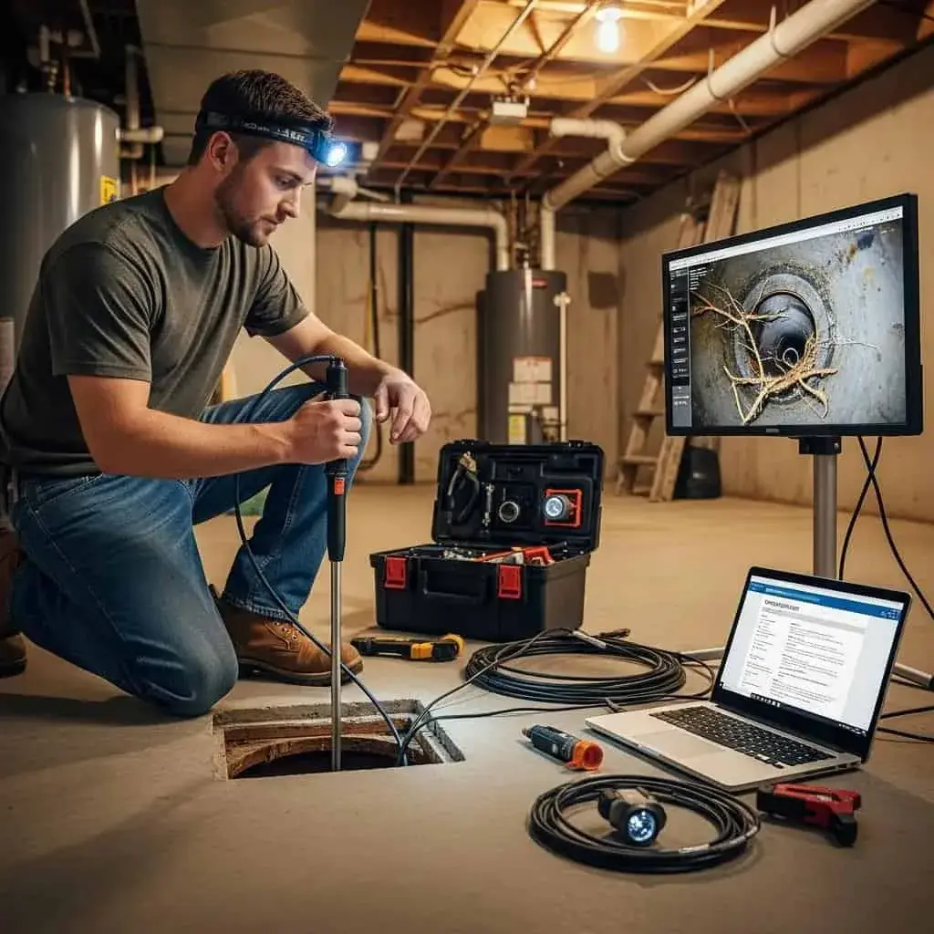 Sewer Scope Inspection for Home Purchase in Nashville