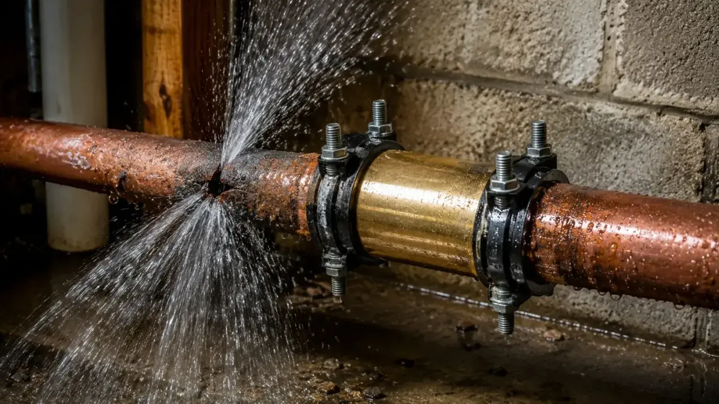 Burst Pipe Repair in Franklin & Nashville, TN