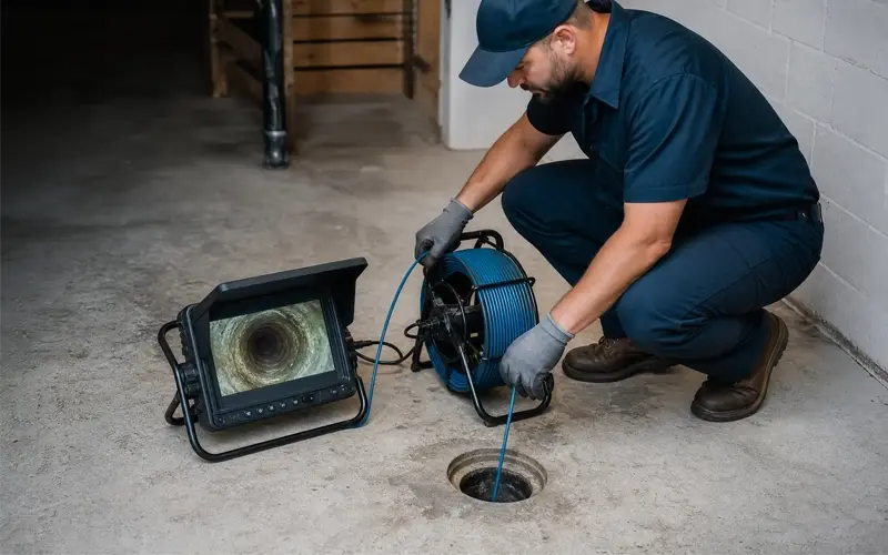 Sewer camera inspection in Middle Tennessee