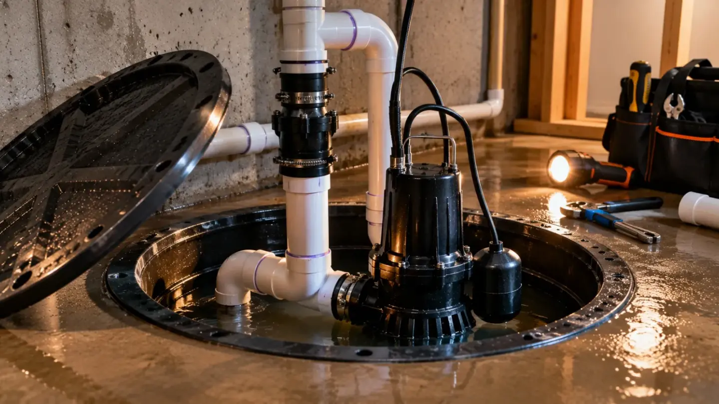 Sump Pump Installation in Franklin & Nashville, TN