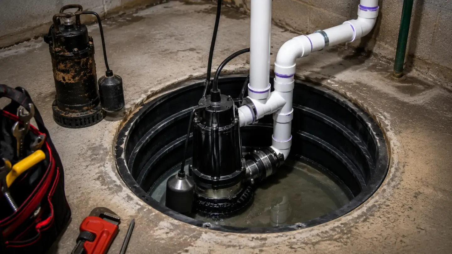 Sump Pump Replacement in Franklin & Nashville, TN